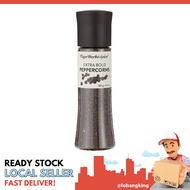 [sgstock] Cape Herb and Spice Black Peppercorn Grinder, Black Peppercorn, 185g