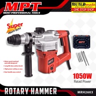 MPT Rotary Hammer Chipping Gun Drill 1050W MRH2603 Most Professional Tools •BUILDMATE•