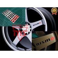 4pcs Multicolor Vinyl Nissan Nismo Whells Rim for Car Accessories