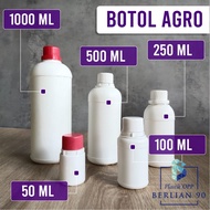 Botol Agro 50 ml / Botol Plastik Hdpe Agro Khusus Gojek Grab
