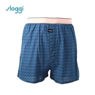 sloggi men 24/7 City P系列寬鬆平織四角褲 紳士藍 90-454 B9