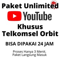 Kuota Orbit Unlimited Youtube 3000GB 7 Hari - Paket Data Telkomsel