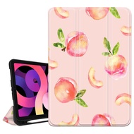 Hepix iPad Air 5th Generation Case iPad Air Case 4th Generation Flower Floral iPad Air 4/5 Case with Pencil Holder 2022 2020 Wildflower Orange Pink Floral iPad Air 10.9 Case Cover Auto Sleep Wake