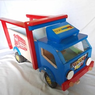Mobil Truk Mini dari Kayu Panjang 50 cm Mainan Anak Laki-laki (Truk Oleng Mini)