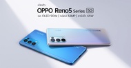 [New]โทรศัพท์มือถือลดราคาล้างสต๊อกOPPO Reno5 Series 5G (ออปโป้ รีโน้5 5G) ขนาดหน้าจอ 6.43 นิ้ว กล้องหลัง 64 ล้านพิกเซล RAM  8 / ROM 128 GB รับประกันสินค้า  (สีเงิน)