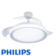 Philips 飛利浦 FC570 (42吋) 28W+36W 40-55-30K White LED Ceiling Fan 扇燈 吊扇燈 3種色溫-黃光米光白光 伸縮扇葉6段風速風力強勁正轉逆轉