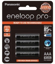 Panasonic eneloop pro “AAA” 環保充電池 4 粒咭裝