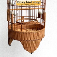 Bamboo Birdcage, Puteh bird cage - Basket desgin