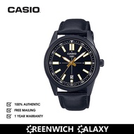 Casio Analog Leather Dress Watch (MTP-VD02BL-1E)