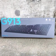 【行峰】羅技G913無線G813有線電競游戲吃雞機械鍵盤RGB青/紅軸G913接收器