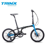 TRINX ultralight 20 inches - FLYBIRD aluminum alloy folding bike disc brake SHIMANO speed classic 8 speed