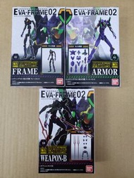 全新 Bandai Evangelion EVA-FRAME 02 新世紀福音戰士 新劇場版 EVA-13 13号機 13號機 盒蛋 食玩 01 , 02 , 10 一套三盒
