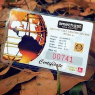 GOLD BAR Amethyst 999.9