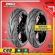 Sepasang Ban Motor Tubles Ring 17 Paket Ban Motor MOGE (Motor Batangan) // ZENEOS ZN62 110/70 - 130/60 Ring 17 Tubeless