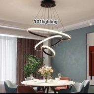 Lampu gantung lead ring modern minimalis ruang tamu 28409-3 Ring