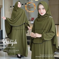 Newasha Store Baju Gamis Wanita Muslim Dewasa dan Remaja Modern Kekinian Model Terbaru 2021 Khadijah Syari Set Hijab dan Cadar