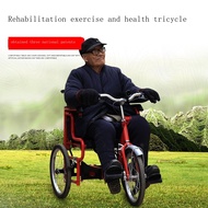 Human-Powered Tricycle Adult Pedal Rehabilitation Health Care Elderly Tricycle Can Push The Elderly To Walk Three-Wheele