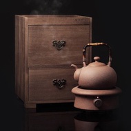 陶作坊│一式燒水壺電陶茶爐組(含木櫃)