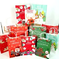 [SG Stock] Christmas Gift Present Goodie Paper Bag