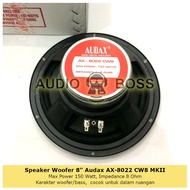 Speaker Woofer 8" 8 inch 8 in Audax AX-8022 CW8 MKII AX 8022 AX8022 speaker bluetooth / speaker bluetooth super bass / speaker aktif / speaker / speaker aktif polytron big bass / speaker 12 inch