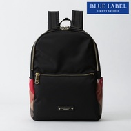 Pre-Order : BLUE LABEL CRESTBRIDGE Checked Nylon Backpack Black (Delivery within 4 weeks)