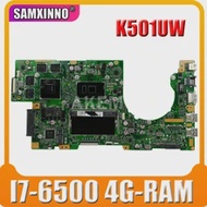 Laptop Mainboard DDR4 K501UXM Asus for K501uxm/K501uq/K501u/Original Ddr4/4g-ram/I7-6500u/..