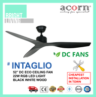 Acorn Intaglio DC-159 NL 52 Inch DC Eco Ceiling Fan + Remote Control