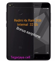 Hp xiaomi redmi 4x ram 3Gb internal 32Gb layar 5 inch.LTE 4G