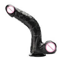 durable✿Black Huge Dildo Giant Thick Dildos Suction Cup Long Dong High Quality Suck Penis For Vagina Lesbian Masturbati