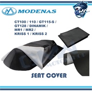 SEAT COVER MODENAS KRISS CT100 CT110 CT 110/ GT115-S GT115 S/ GT128 GT128 / DINAMIK / MR1 MRII MR2 STANDARD BLACK