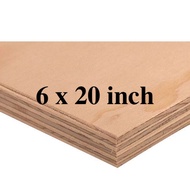 6 x 20 inches pre-cut premium marine plywood