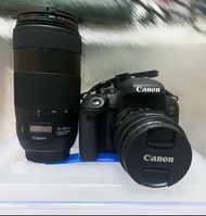 Canon 800D + 18-55mm Kit + 70-300mm f/4-5.6 IS II USM