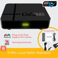 Digital TV Set Top Set up Box Singapore with Active Indoor Antenna, HDMI cable (Local Warranty)