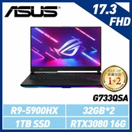 ASUS 華碩 ROG Strix SCAR 17 G733QSA (17.3吋/AMD R9-5900HX/32Gx2/1T SSD/RTX3080 16G) G733QSA-0041A5900H