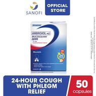 Mucosolvan 24HRS 50 Capsules for Cough with Phlegm