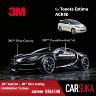 [3M MPV Gold Package] 3M Autofilm Tint and 3M Silica Glass Coating for Toyota Estima ACR50, year 2006 - 2018 (Deposit Only)
