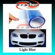 yX3N 1Meter*30cm or 1M*40cm Car Kereta Motor Tinted Film Headlamp Headlight Fog light Tail Light Sticker Smoke Tint Film