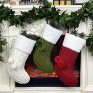 Christmas Knitted Socks Gift Bag Christmas Gift Bag Pendant Christmas Decoration Supplies