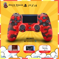 มีสินค้าในสต๊อก จอย Ps4 (มีใบรับประกัน)ลายพรางสีแดง ของแท้รุ่นใหม่ Ver.2 ประกันศูนย์ Sony Thailand 1 ปี (Ps4 Controller Red camouflage Camouflage สีแดง)จอยเกมมือถือ