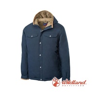 【Wildland 荒野】男 鵝絨防潑水極暖外套-深霧灰 0A62998-99(羽絨外套/羽絨衣/外套/衝鋒衣)