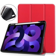 【ไฟใหม่】เคส Coque สำหรับ iPad Air 5 2022สำหรับ iPad Air5 10.9นิ้วหนัง PU ฝาครอบแท็บเล็ตสำหรับ iPad Air 5th Generation เคสแท็บเล็ต