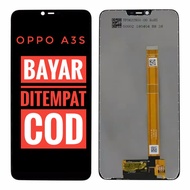 LCD OPPO A3S FULLSET + TOUCHSCREEN BLACK ORIGINAL
