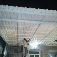 Kanopi Baja Ringan Atap Alderon RS 2 Layar Terpasang