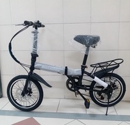 二手近乎全新 SHANGGE 16吋 6速 碟剎 摺合單車 摺疊單車 自行車 摺車 Bike Bicycle