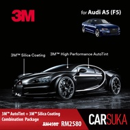 [3M Sedan Silver Package] 3M Autofilm Tint and 3M Silica Glass Coating for Audi A5 (F5), year 2019 - Present (Deposit Only)