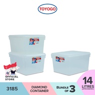 Toyogo 3185 (Bundle of 3) Diamond Container