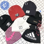 限時 滿3千賺10%點數↘搶券滿千折100 |帝安諾 - 愛迪達 ADIDAS Originals 毛帽 NIKE 男女 針織 黑色 黑白 金標 DM8742