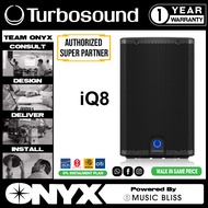 Turbosound iQ8 2500-Watt 8" Powered Speaker (iQ-8 / iQ 8)