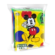 【元本山】米奇味付海苔6束