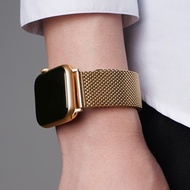 【吉米3C】Apple watch 米蘭式 橢圓扣 錶帶 不鏽鋼 磁力吸附 1/2/3/4/5代(44mm/42mm 限量加贈 手錶支架)